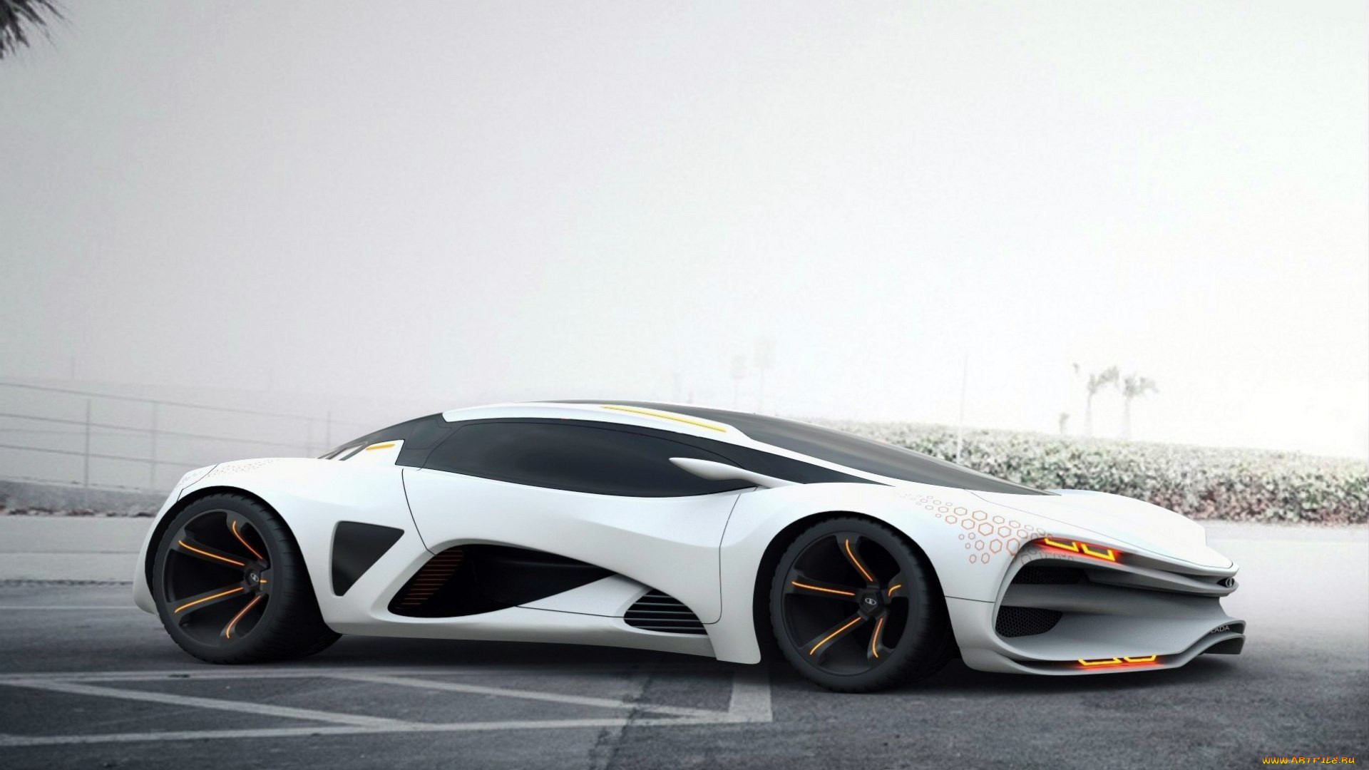 , 3, concept, supercar, lada